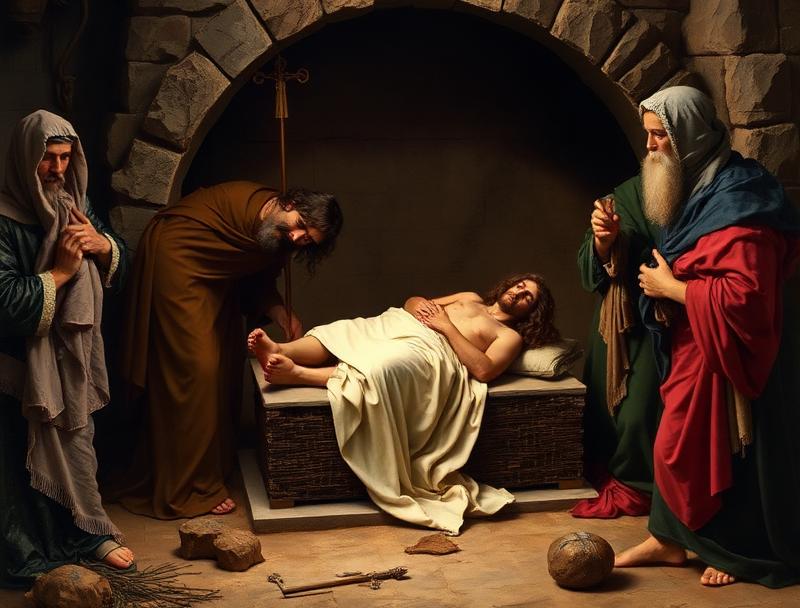 Jesus is Laid in the Tomb