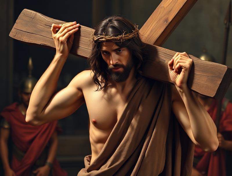 Jesus Carries His Cross