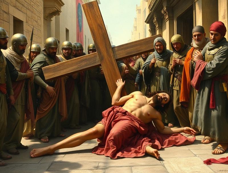 Jesus Falls the First Time